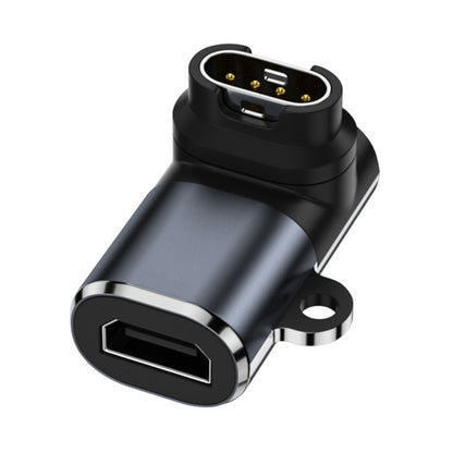 For Garmin Watch Charging Adapter, Interface:Micro USB 90 Elbow by bashfashion