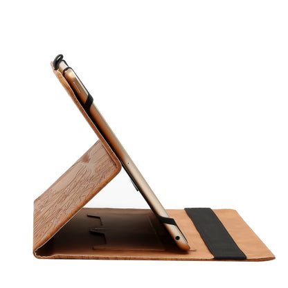 For 10 inch Life Tree Pattern Flip Universal Leather Tablet Case(Brown) by bashfashion