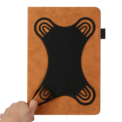 For 10 inch Life Tree Pattern Flip Universal Leather Tablet Case(Brown) by bashfashion