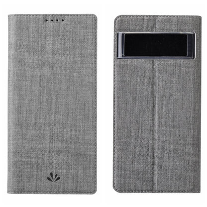 For Google Pixel 7 ViLi DMX Series Shockproof Magnetic Leather Phone Case(Grey) by ViLi