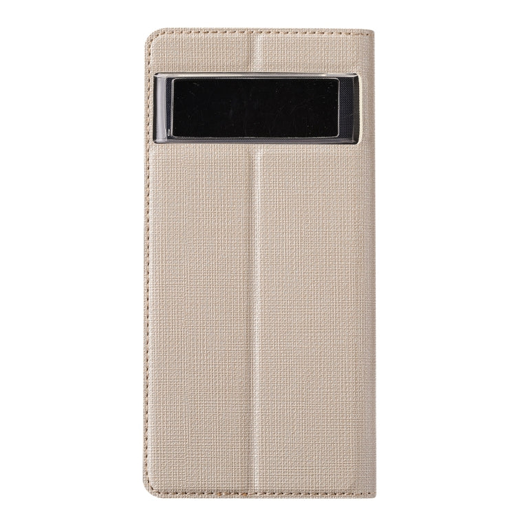 For Google Pixel 7 ViLi DMX Series Shockproof Magnetic Leather Phone Case(Gold) by ViLi