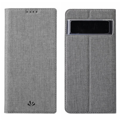 For Google Pixel 7 Pro ViLi DMX Series Shockproof Magnetic Leather Phone Case(Grey) by ViLi