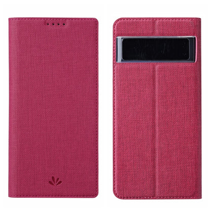 For Google Pixel 7 Pro ViLi DMX Series Shockproof Magnetic Leather Phone Case(Rose Red) by ViLi