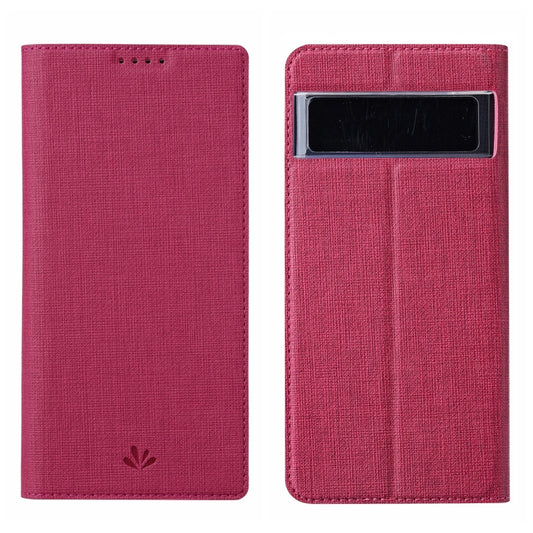 For Google Pixel 7 Pro ViLi DMX Series Shockproof Magnetic Leather Phone Case(Rose Red) by ViLi