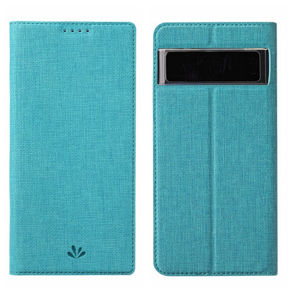 For Google Pixel 7 Pro ViLi DMX Series Shockproof Magnetic Leather Phone Case(Blue) by ViLi