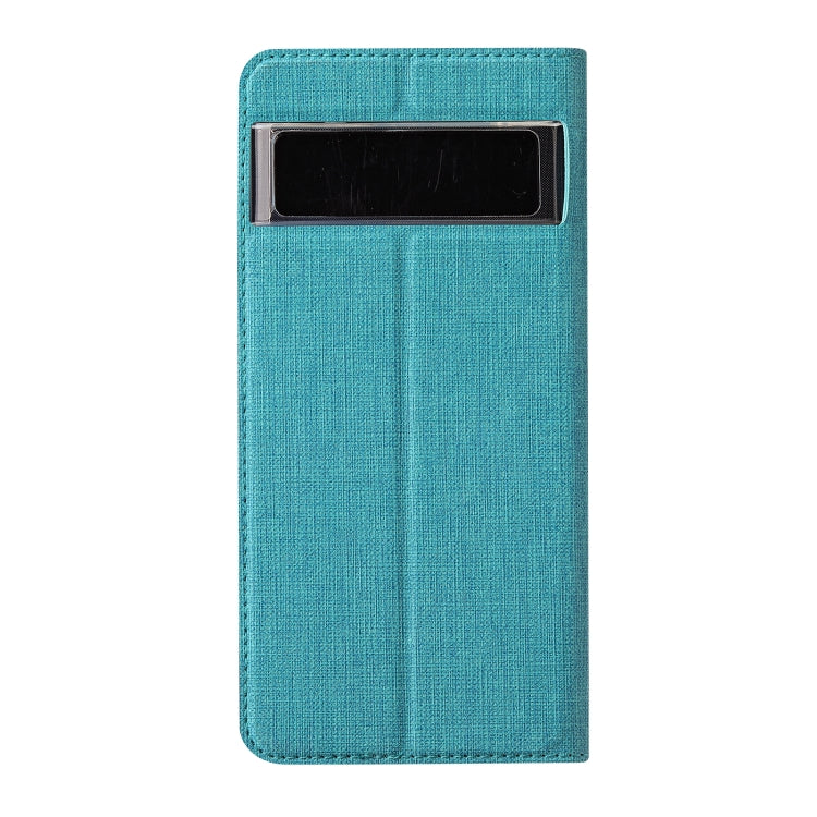 For Google Pixel 7 Pro ViLi DMX Series Shockproof Magnetic Leather Phone Case(Blue) by ViLi