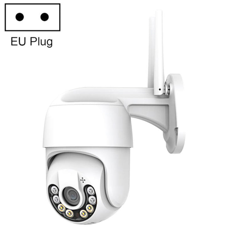 QX59 1920 x 1080P HD 2MP Wireless WiFi Smart Surveillance Camera Support Night Vision & Motion Detection & Two-way Audio & TF Card, Specification:EU Plug by bashfashion