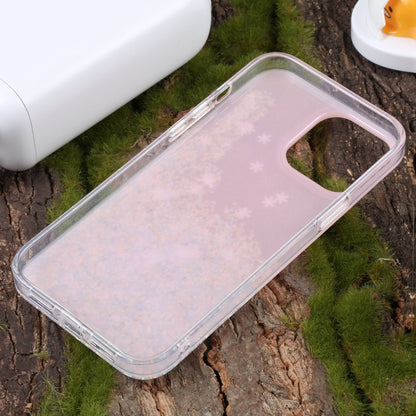 For iPhone 14 Pro DFANS DESIGN Snowflake Starlight Shining Phone Case(Pink) by DFANS DESIGN