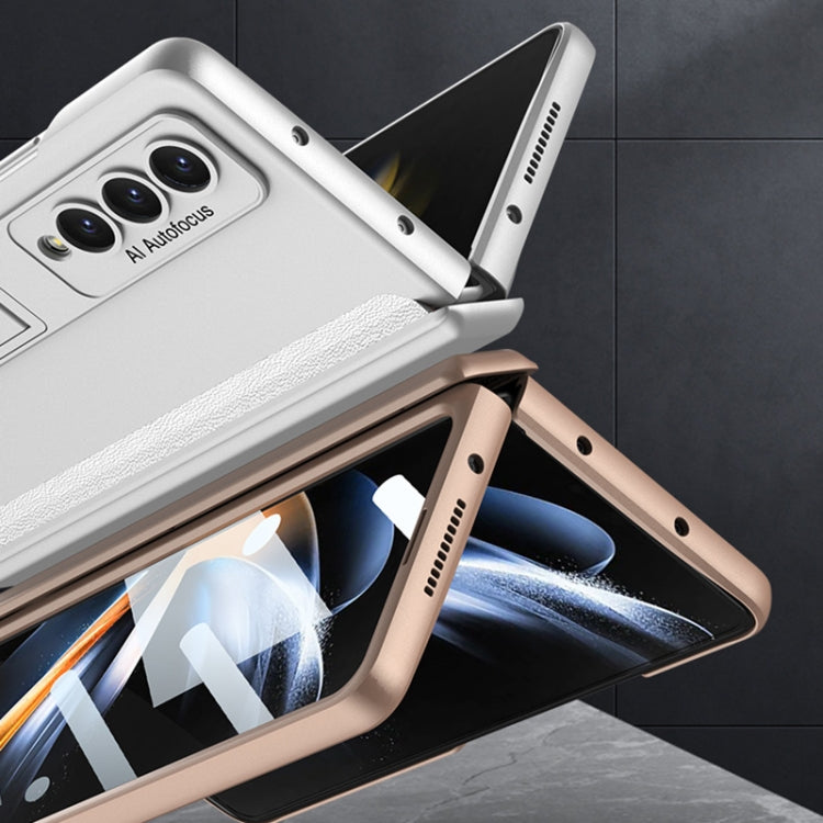 For Samsung Galaxy Z Fold4 GKK Integrated Magnetic Hinge Folding Phone Case(Grey) by GKK