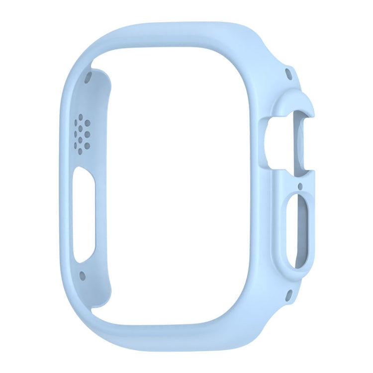 For Apple Watch Ultra 3 / 2 / 1 49mm PC Hollow Electroplating Protective Case(Ice Blue) by bashfashion