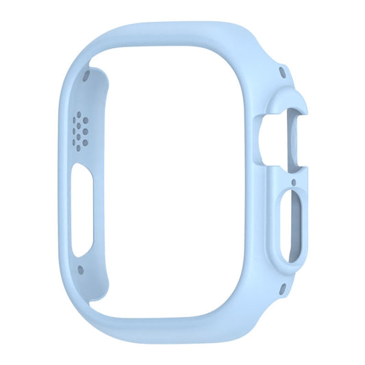 For Apple Watch Ultra 3 / 2 / 1 49mm PC Hollow Electroplating Protective Case(Ice Blue) by bashfashion