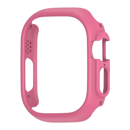 For Apple Watch Ultra 3 / 2 / 1 49mm PC Hollow Electroplating Protective Case(Pink) by bashfashion