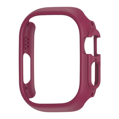 For Apple Watch Ultra 3 / 2 / 1 49mm PC Hollow Electroplating Protective Case(Wine Red) by bashfashion