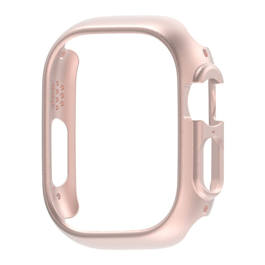 For Apple Watch Ultra 3 / 2 / 1 49mm PC Hollow Electroplating Protective Case(Rose Gold) by bashfashion