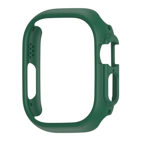 For Apple Watch Ultra 3 / 2 / 1 49mm PC Hollow Electroplating Protective Case(Dark Green) by bashfashion