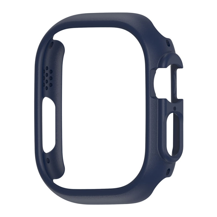 For Apple Watch Ultra 3 / 2 / 1 49mm PC Hollow Electroplating Protective Case(Dark Blue) by bashfashion