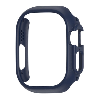 For Apple Watch Ultra 3 / 2 / 1 49mm PC Hollow Electroplating Protective Case(Dark Blue) by bashfashion