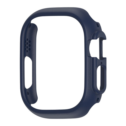 For Apple Watch Ultra 3 / 2 / 1 49mm PC Hollow Electroplating Protective Case(Dark Blue) by bashfashion