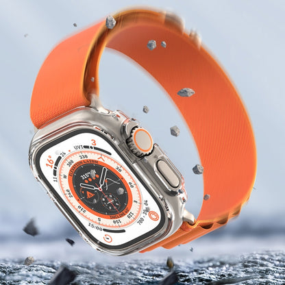 For Apple Watch Ultra 3 / 2 / 1 49mm PC Hollow Electroplating Protective Case(Starlight) by bashfashion