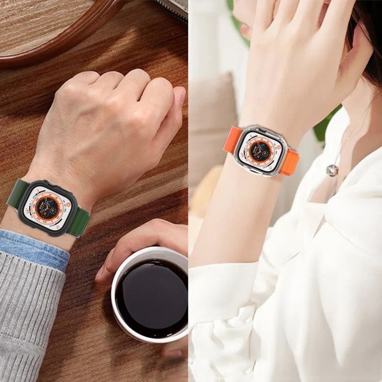 For Apple Watch Ultra 3 / 2 / 1 49mm PC Hollow Electroplating Protective Case(Grey) by bashfashion