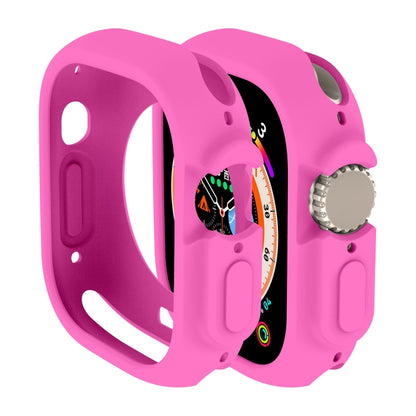 For Apple Watch Ultra 3 / 2 / 1 49mm Candy TPU Protective Case(Pink) by bashfashion