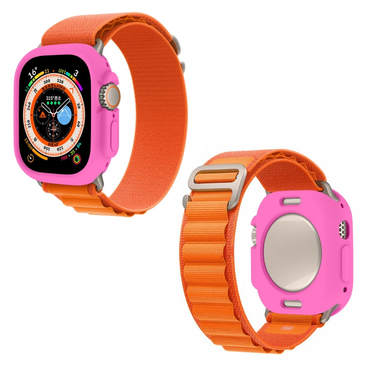 For Apple Watch Ultra 3 / 2 / 1 49mm Candy TPU Protective Case(Pink) by bashfashion