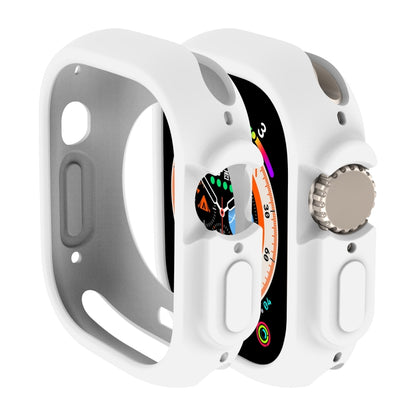 For Apple Watch Ultra 3 / 2 / 1 49mm Candy TPU Protective Case(White) by bashfashion