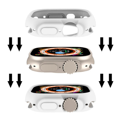 For Apple Watch Ultra 3 / 2 / 1 49mm Candy TPU Protective Case(White) by bashfashion