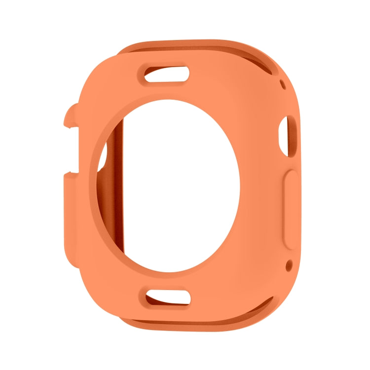For Apple Watch Ultra 49mm Candy TPU Protective Case(Orange) by bashfashion