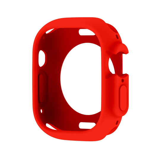 For Apple Watch Ultra 49mm Candy TPU Protective Case(Red) by bashfashion