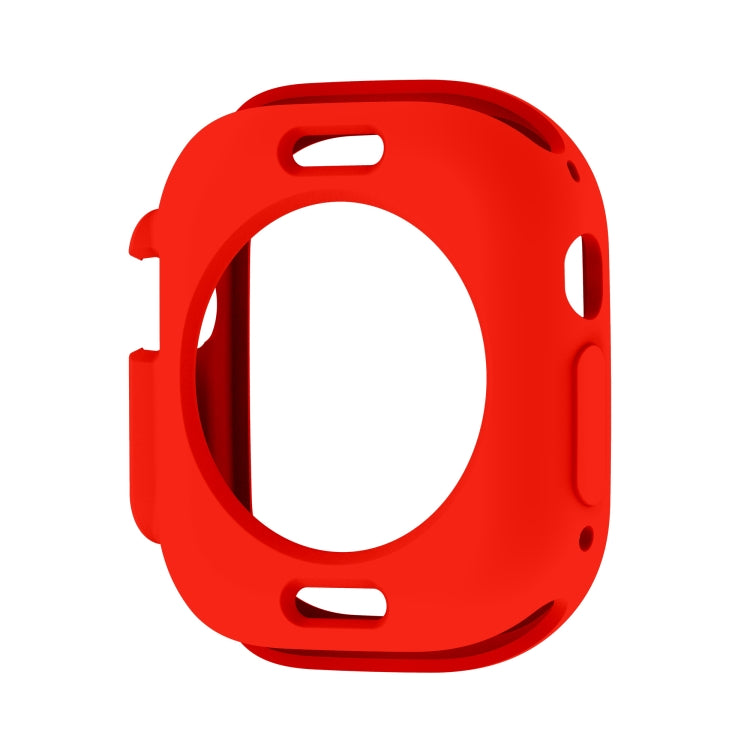 For Apple Watch Ultra 49mm Candy TPU Protective Case(Red) by bashfashion
