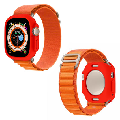 For Apple Watch Ultra 49mm Candy TPU Protective Case(Red) by bashfashion