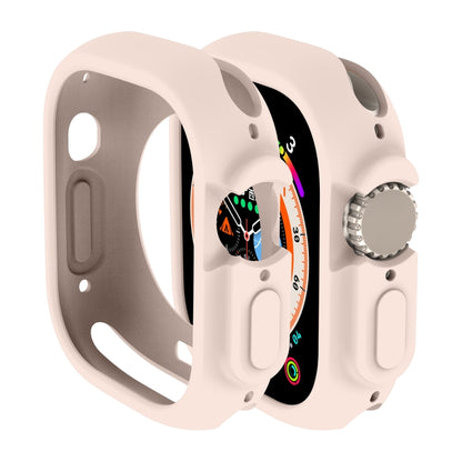 For Apple Watch Ultra 3 / 2 / 1 49mm Candy TPU Protective Case(Light Pink) by bashfashion
