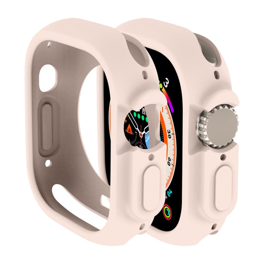 For Apple Watch Ultra 3 / 2 / 1 49mm Candy TPU Protective Case(Light Pink) by bashfashion