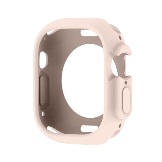 For Apple Watch Ultra 3 / 2 / 1 49mm Candy TPU Protective Case(Light Pink) by bashfashion