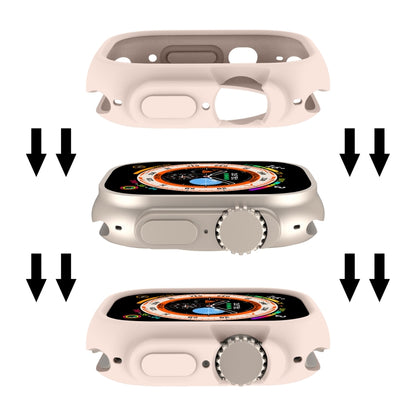 For Apple Watch Ultra 3 / 2 / 1 49mm Candy TPU Protective Case(Light Pink) by bashfashion