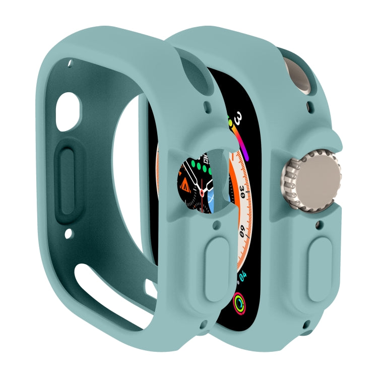 For Apple Watch Ultra 3 / 2 / 1 49mm Candy TPU Protective Case(Green) by bashfashion