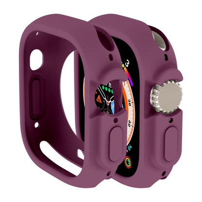 For Apple Watch Ultra 3 / 2 / 1 49mm Candy TPU Protective Case(Plum) by bashfashion