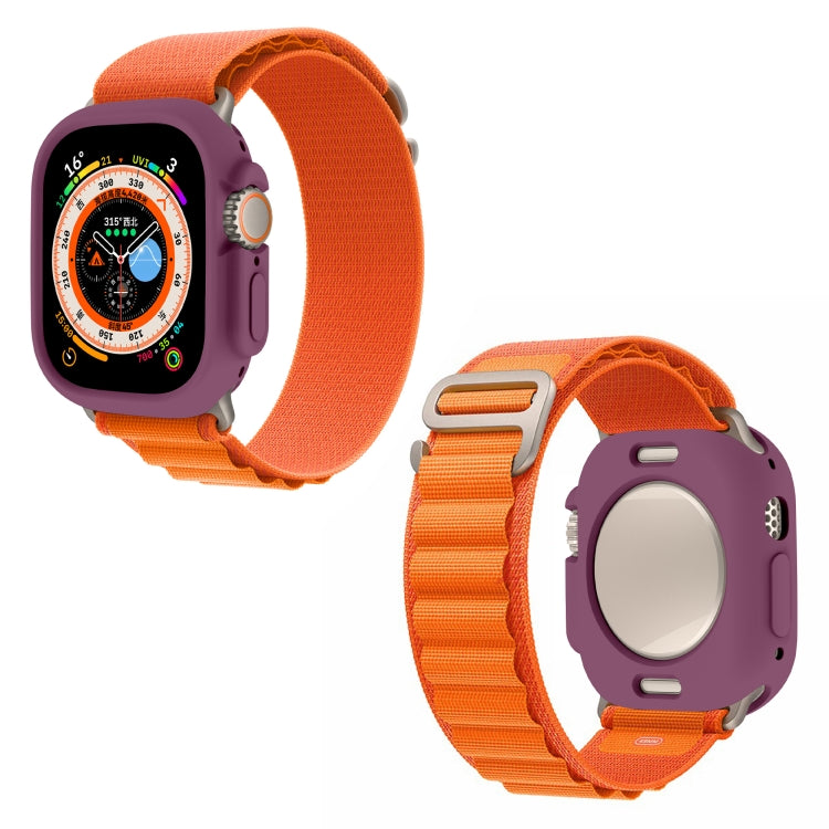 For Apple Watch Ultra 3 / 2 / 1 49mm Candy TPU Protective Case(Plum) by bashfashion