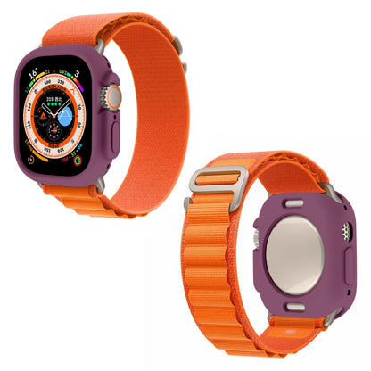 For Apple Watch Ultra 3 / 2 / 1 49mm Candy TPU Protective Case(Plum) by bashfashion