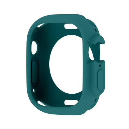 For Apple Watch Ultra 3 / 2 / 1 49mm Candy TPU Protective Case(Dark Green) by bashfashion
