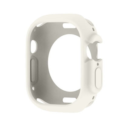 For Apple Watch Ultra 3 / 2 / 1 49mm Candy TPU Protective Case(Cream White) by bashfashion