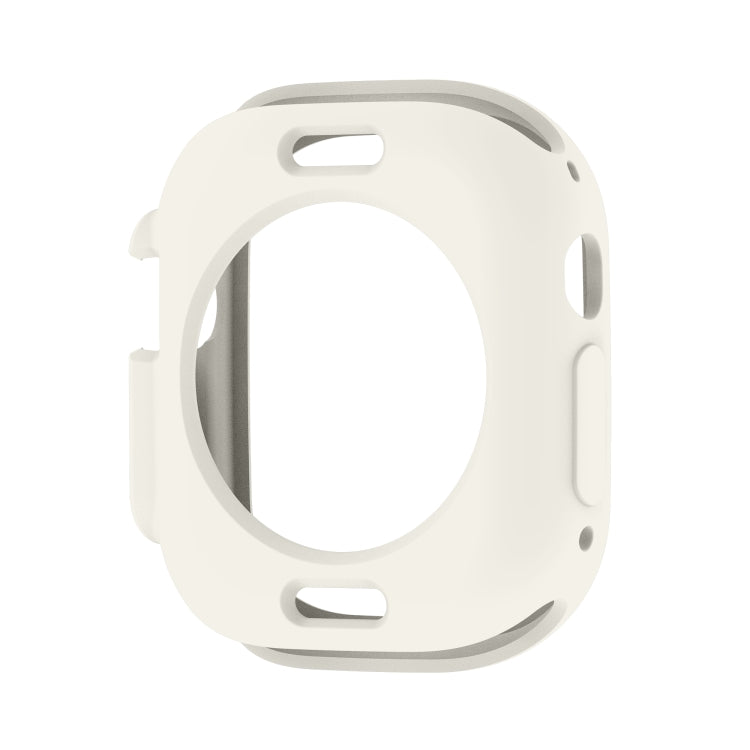 For Apple Watch Ultra 3 / 2 / 1 49mm Candy TPU Protective Case(Cream White) by bashfashion