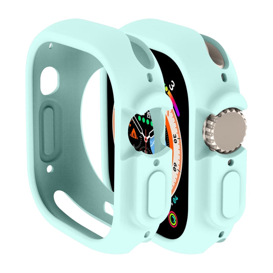 For Apple Watch Ultra 3 / 2 / 1 49mm Candy TPU Protective Case(Light Blue) by bashfashion