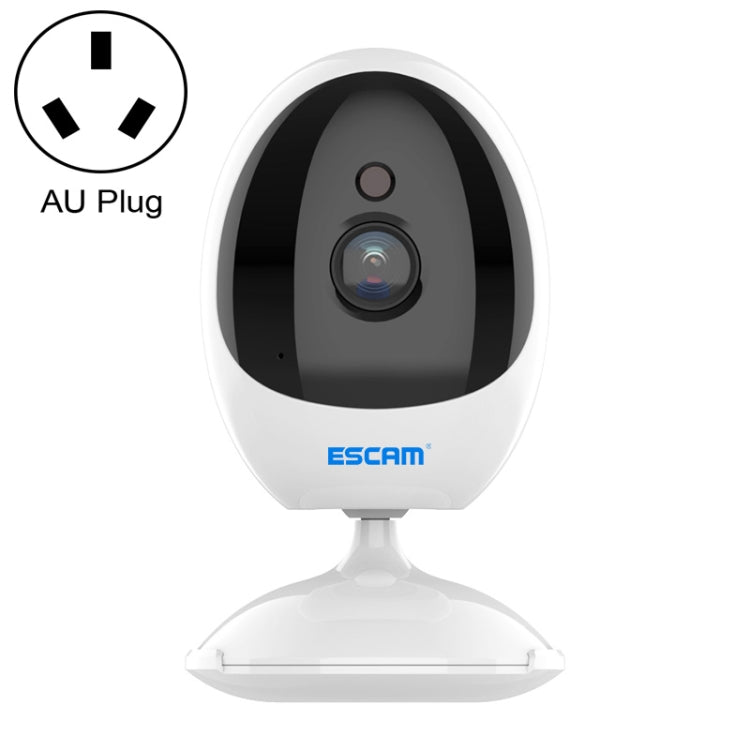 ESCAM QF006 3MP 1296P HD Indoor Wireless PTZ IP Camera IR Night Vision AI Humanoid Detection Home Security CCTV Monitor, Plug Type:AU Plug(White) by ESCAM