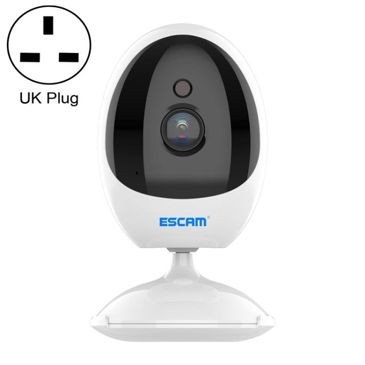 ESCAM QF006 3MP 1296P HD Indoor Wireless PTZ IP Camera IR Night Vision AI Humanoid Detection Home Security CCTV Monitor, Plug Type:UK Plug(White) by ESCAM