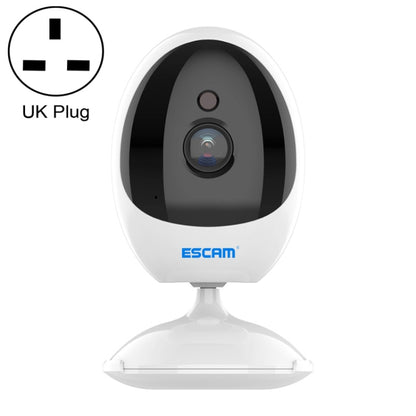 ESCAM QF006 3MP 1296P HD Indoor Wireless PTZ IP Camera IR Night Vision AI Humanoid Detection Home Security CCTV Monitor, Plug Type:UK Plug(White) by ESCAM