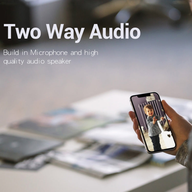 ESCAM QF006 3MP 1296P HD Indoor Wireless PTZ IP Camera IR Night Vision AI Humanoid Detection Home Security CCTV Monitor, Plug Type:UK Plug(White) by ESCAM