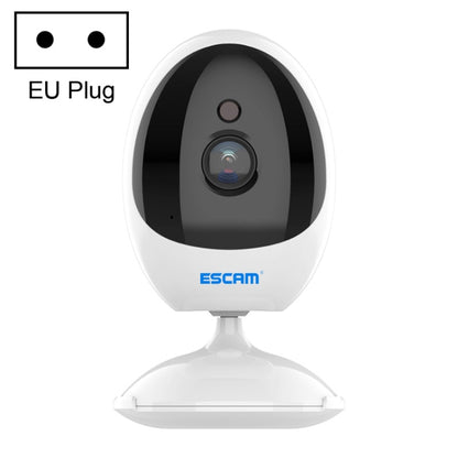 ESCAM QF006 3MP 1296P HD Indoor Wireless PTZ IP Camera IR Night Vision AI Humanoid Detection Home Security CCTV Monitor, Plug Type:EU Plug(White) by ESCAM