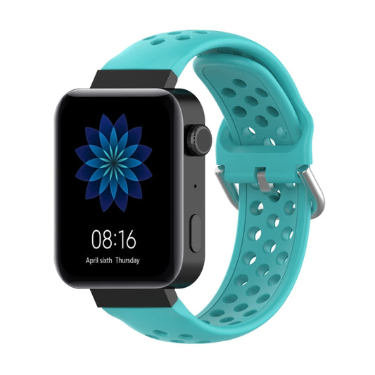 For Xiaomi Watch / Huawei Honor S1 18mm Solid Color Sport Watch Band(Mint Green) by bashfashion